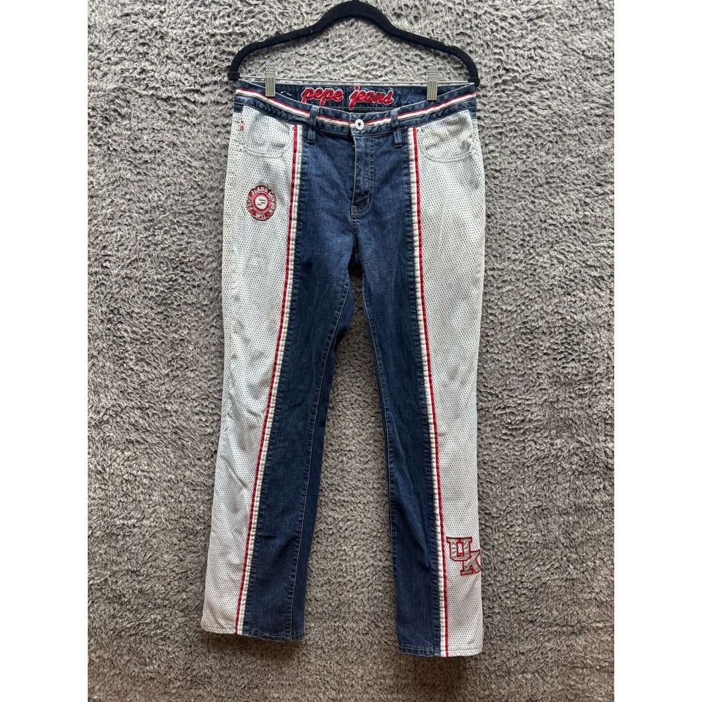 Rare Vintage Pepe Jeans London Boot Cut Straight Jeans Unisex Size 30